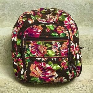 Vera Bradley Backpack- English Rose Pattern